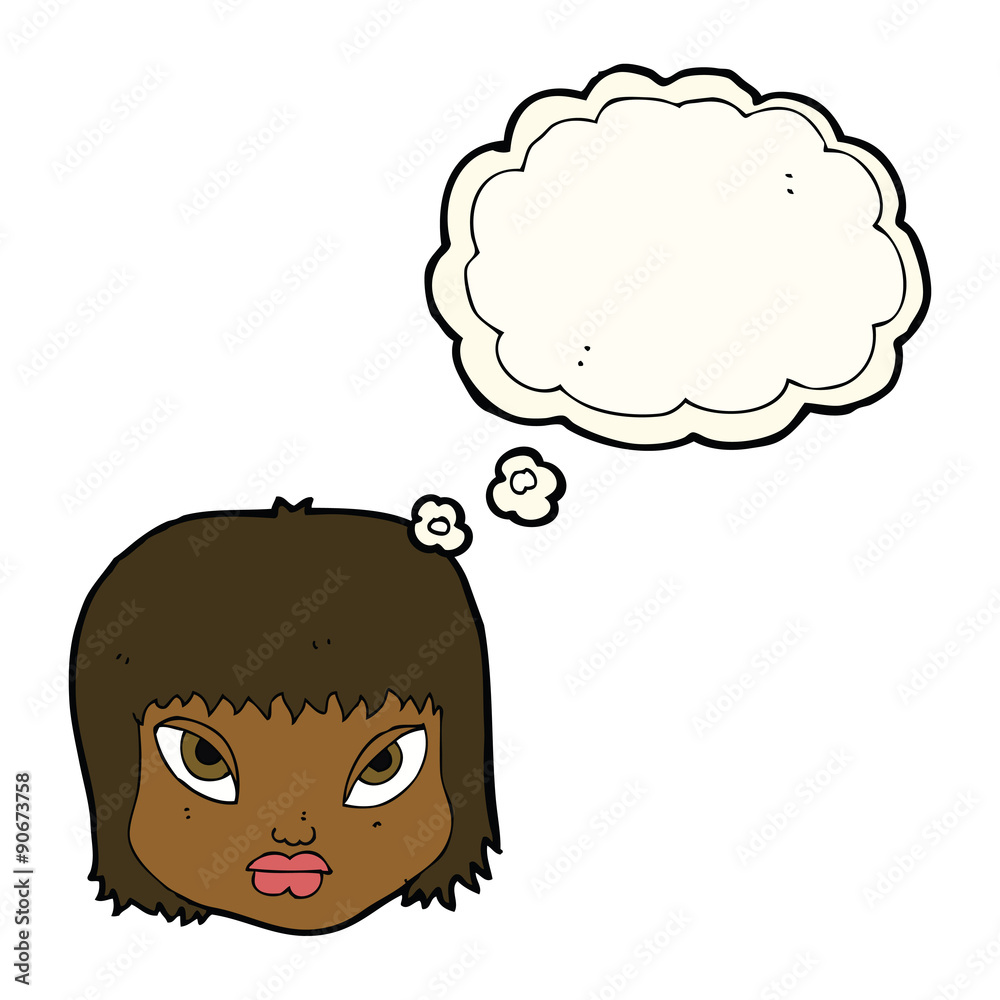 cartoon annoyed face with thought bubble cartoon annoyed face with thought bubble