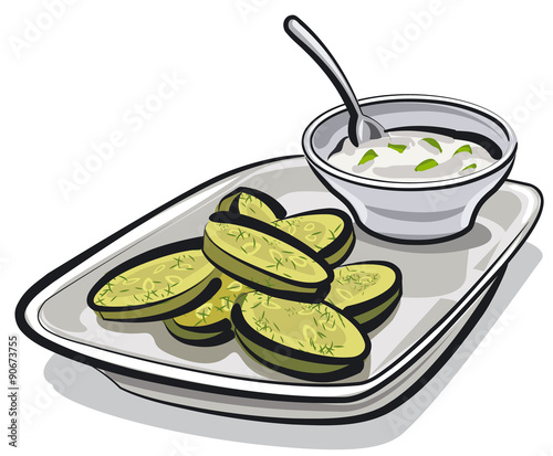 baked zucchini with sauce