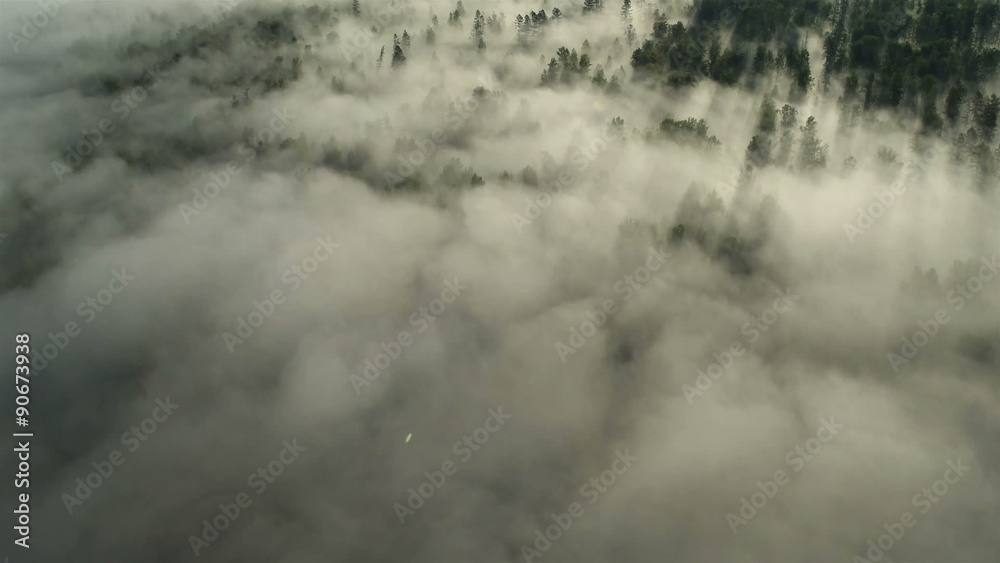 Mountains in the clouds