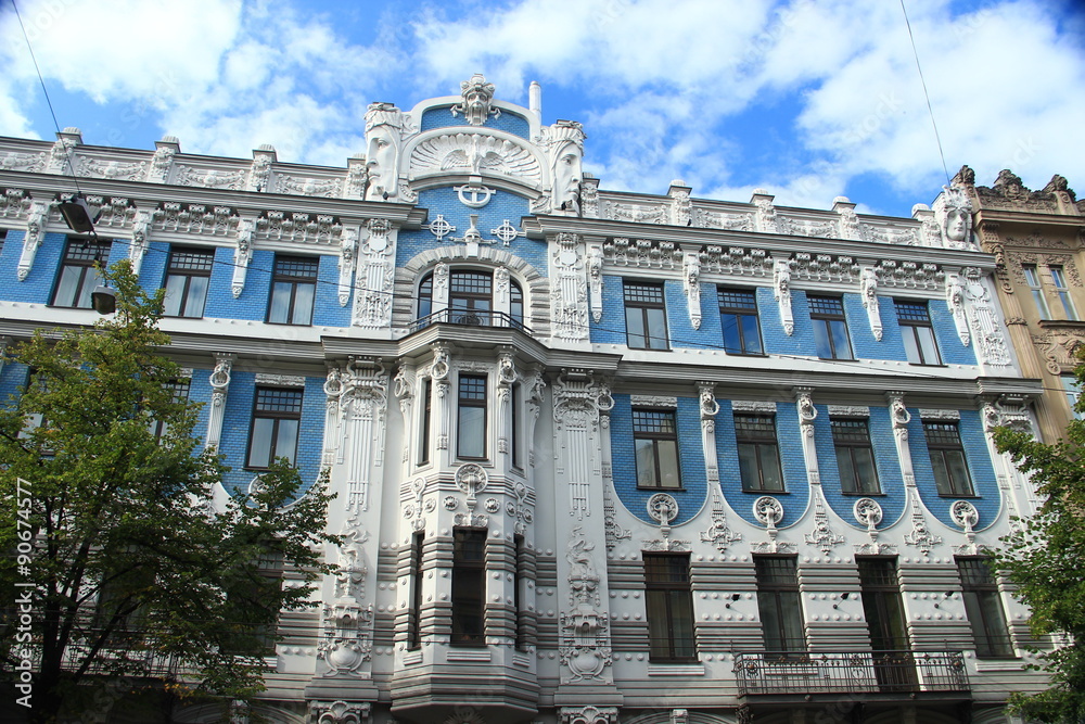 Fototapeta premium Riga, Art Noveau