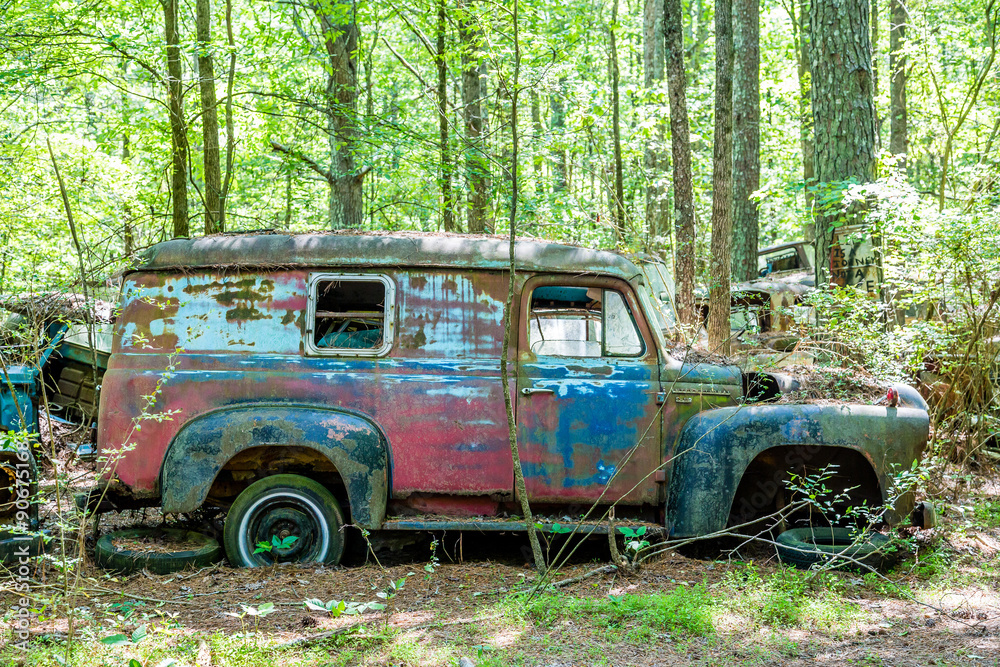 Old International Harvester Panel Truck Old International Harvester Panel Truck
