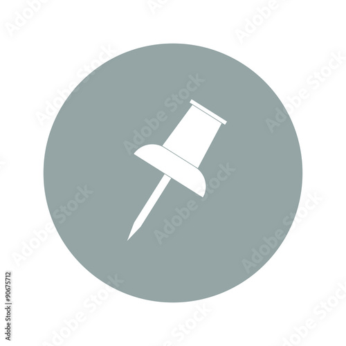 Vector push pin icon