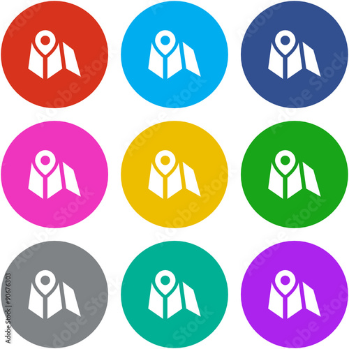 Flat Multicolor App Icon