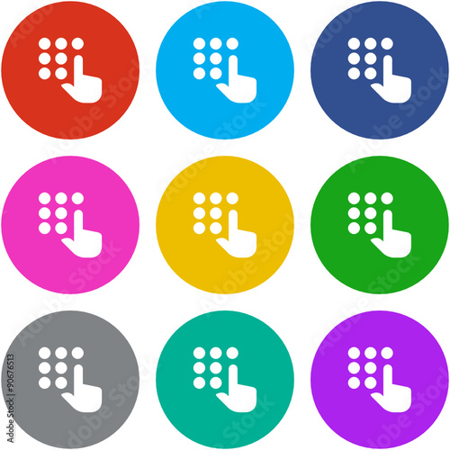 Flat Multicolor App Icon