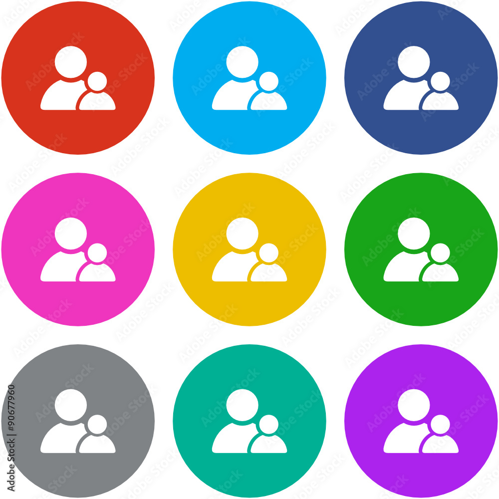 Flat Multicolor App Icon Flat Multicolor App Icon