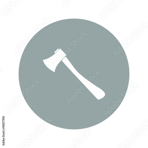 The ax icon. Axe symbol.