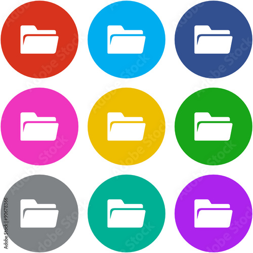 Flat Multicolor App Icon