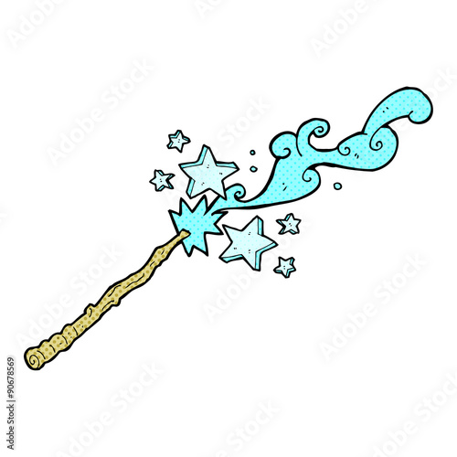 magic wand casting spell