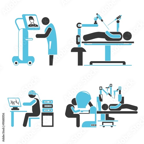 robotic surgery icons