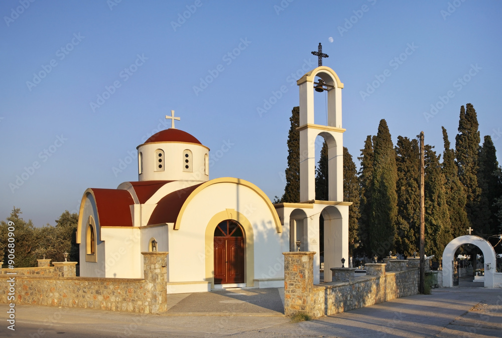 New church in Afandou. Rhodes. Greece
