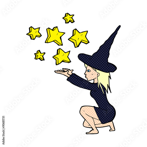 cartoon halloween witch