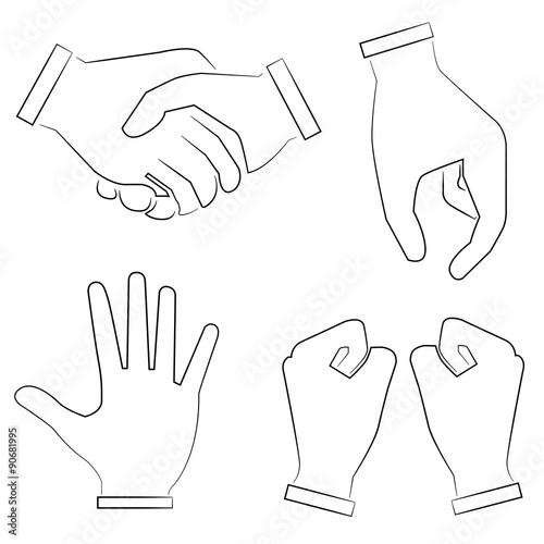 sketch hand signs