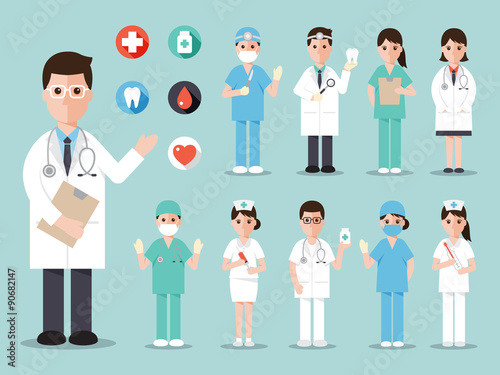 medical and hospital icons
