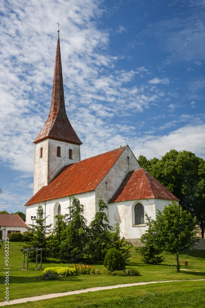 Redieval church in Rakvere, Estonia