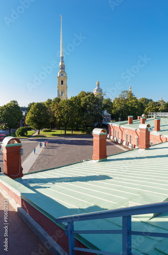 View Inside of Peter and Paul fortress.