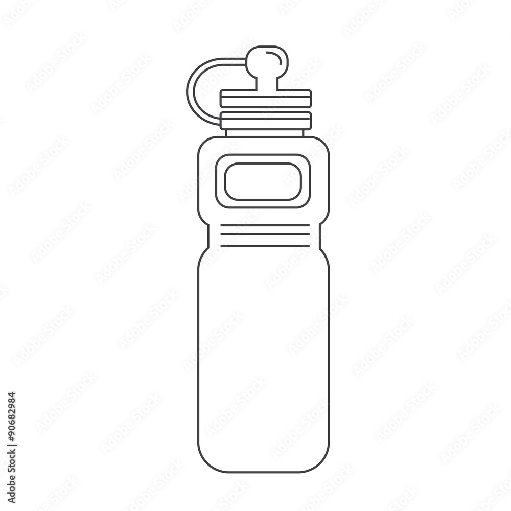 sport water bottle icon