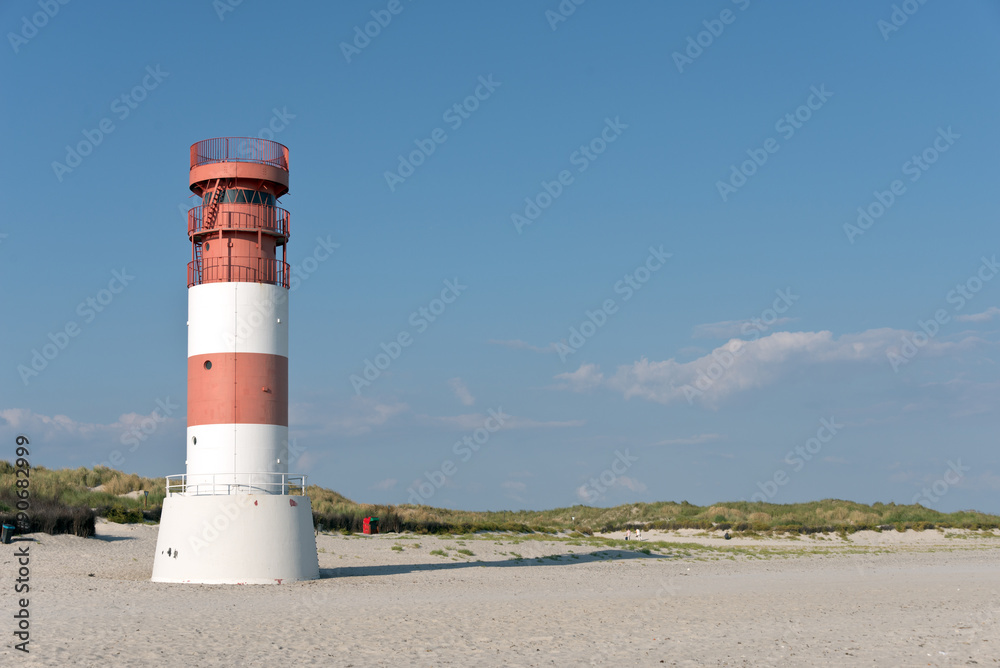 lighthouse at heligoland dune