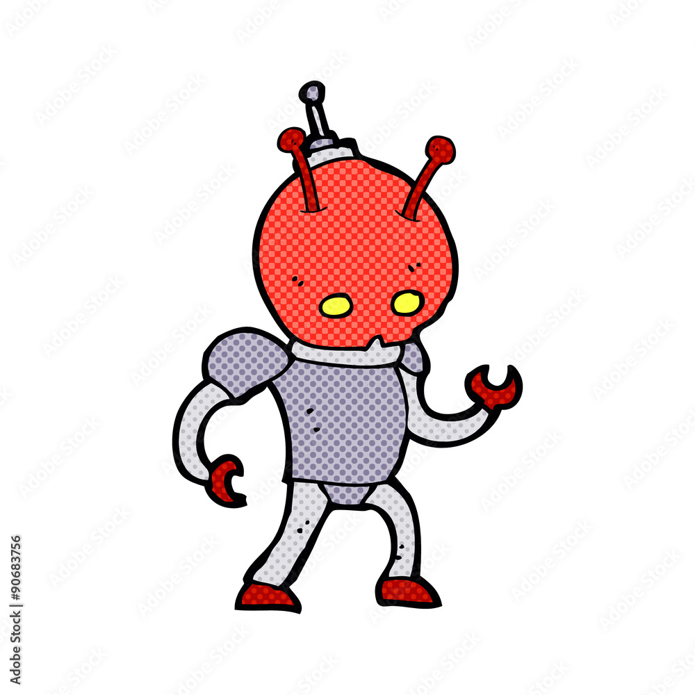 Naklejka premium cartoon space man