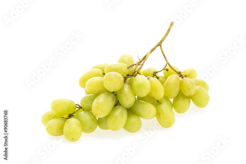 Grapes fruit isolated on white background