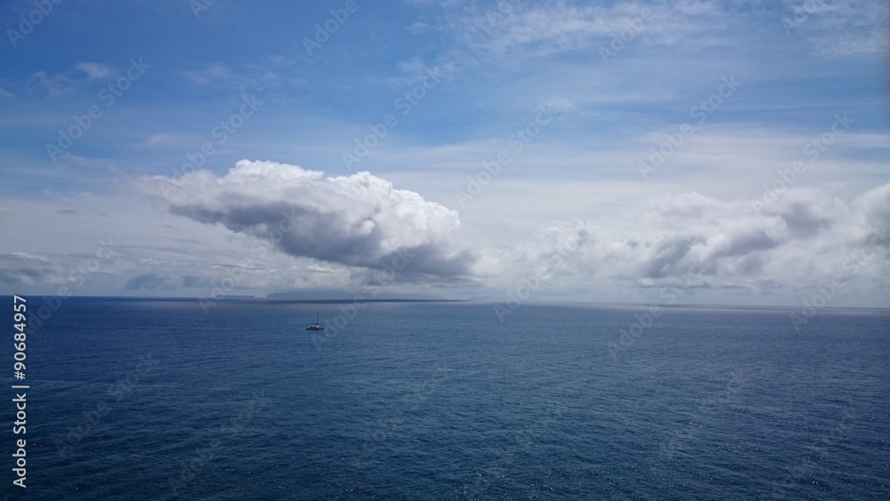 Wolken über dem Horizont