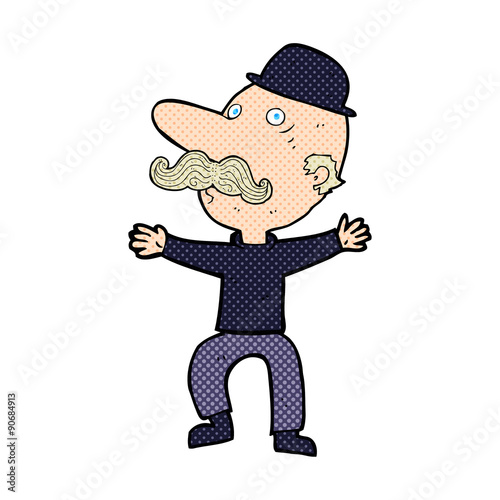 cartoon wealthy fello