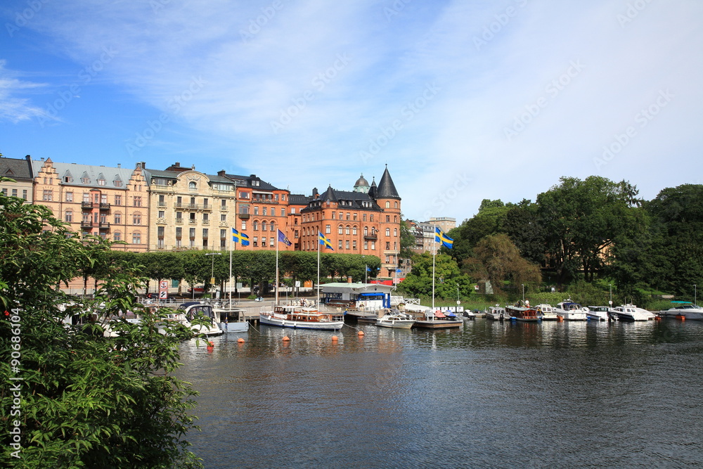 View oof Strandvagen,Stockholm