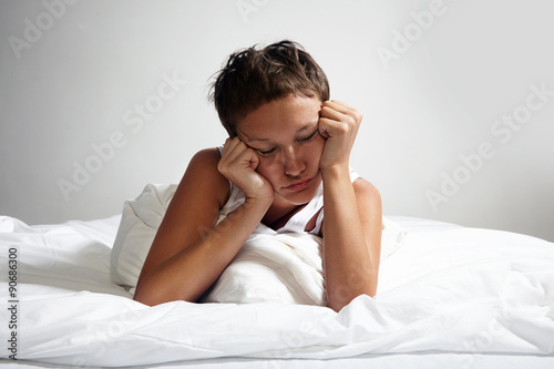 woman wants to sleep