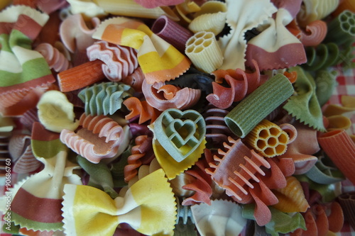 Bunte Pasta photo