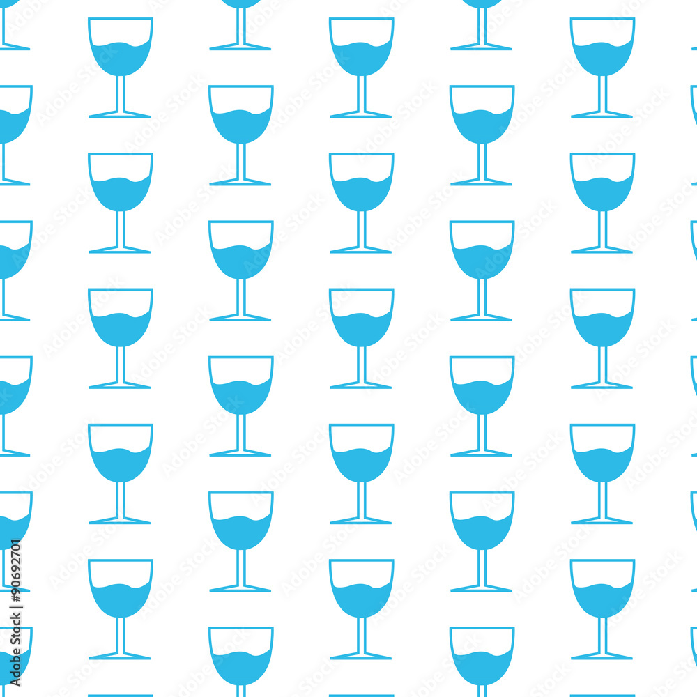 Glass Drink pattern background Glass Drink pattern background
