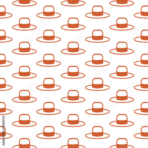 Hat pattern background