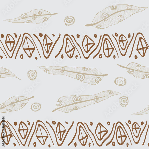 feathers ornament pattern