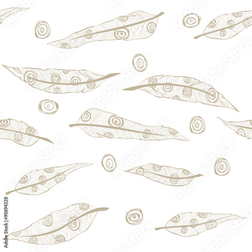 feathers ornament pattern