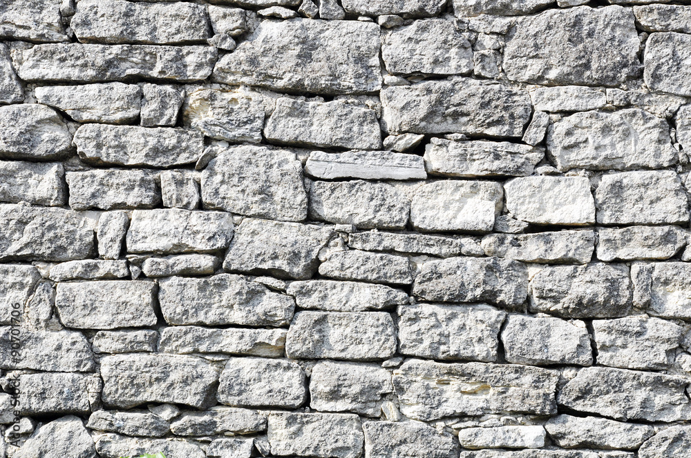 Gray stone wall