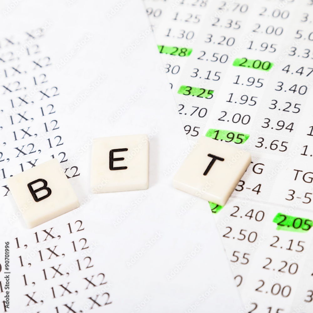 List of odds for betting with bet letter message List of odds for betting with bet letter message