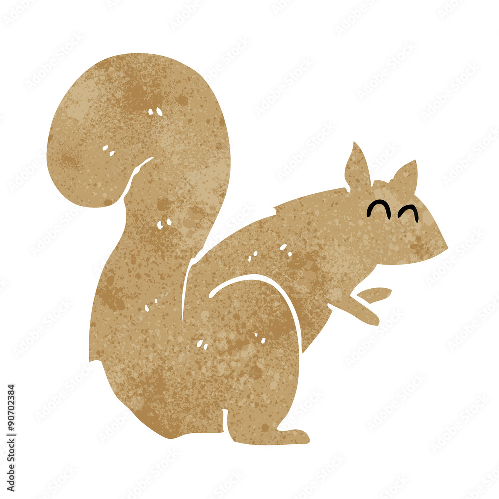 Fototapeta premium cartoon squirrel