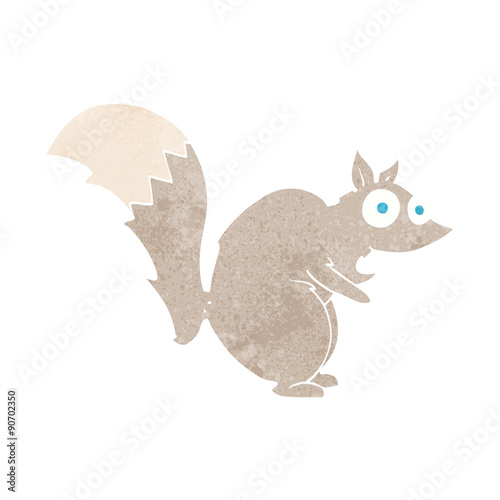 funny startled squirrel cartoon