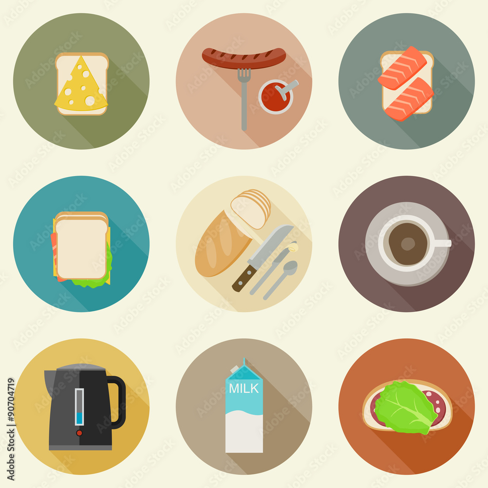 Breakfast food. Breakfast food.