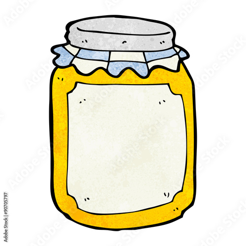 cartoon jar of honey