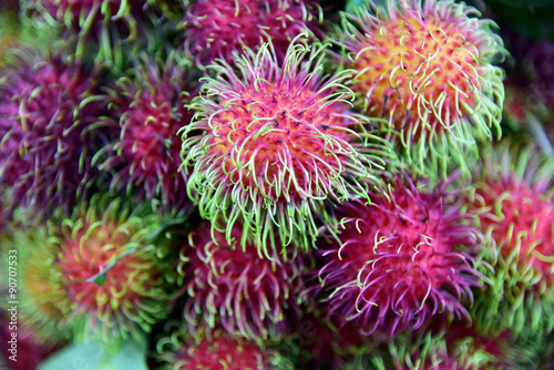 Rambutan fruit  sweet-sour taste are beneficial to the health        