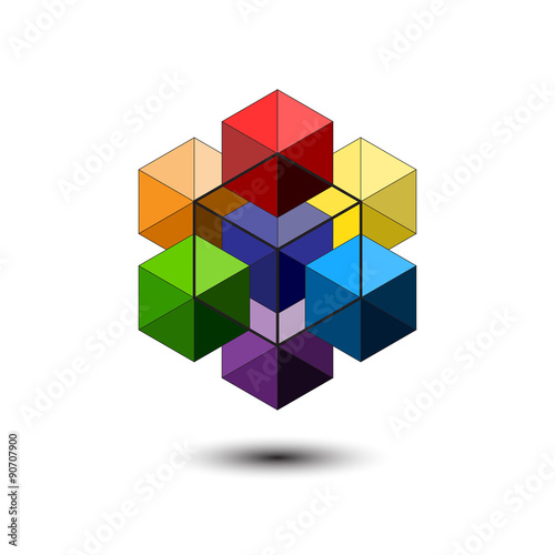 Color Cubes Logo