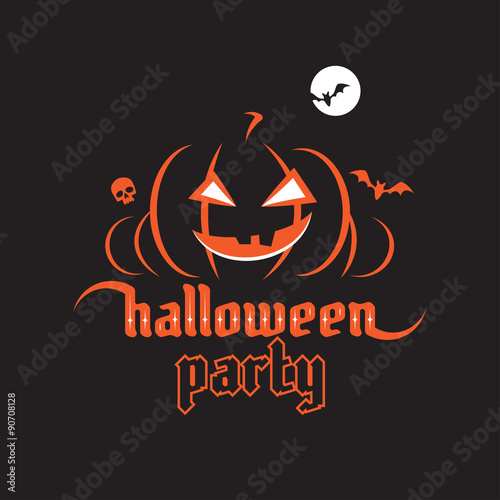 Halloween party poster