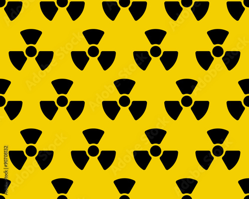 Radiation sign pattern
