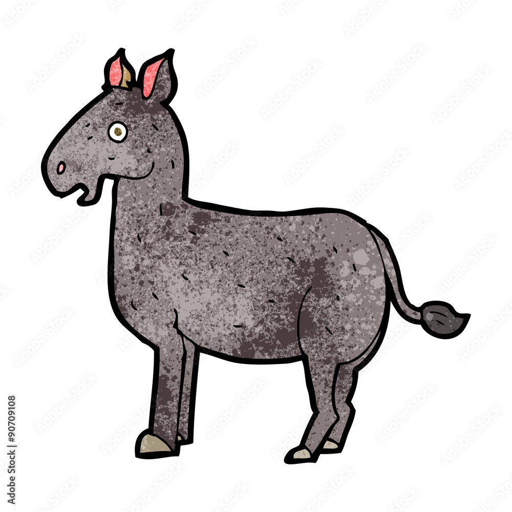 Fototapeta premium cartoon mule