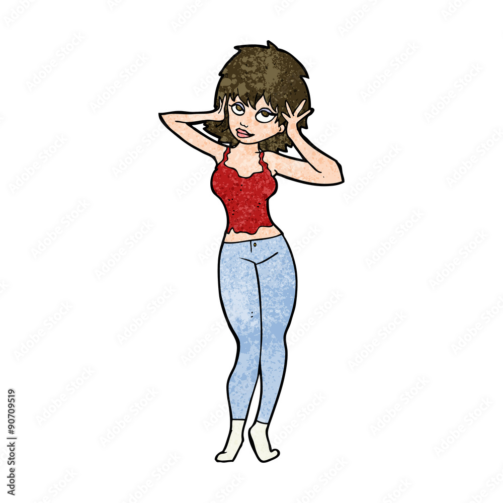 cartoon pretty woman cartoon pretty woman