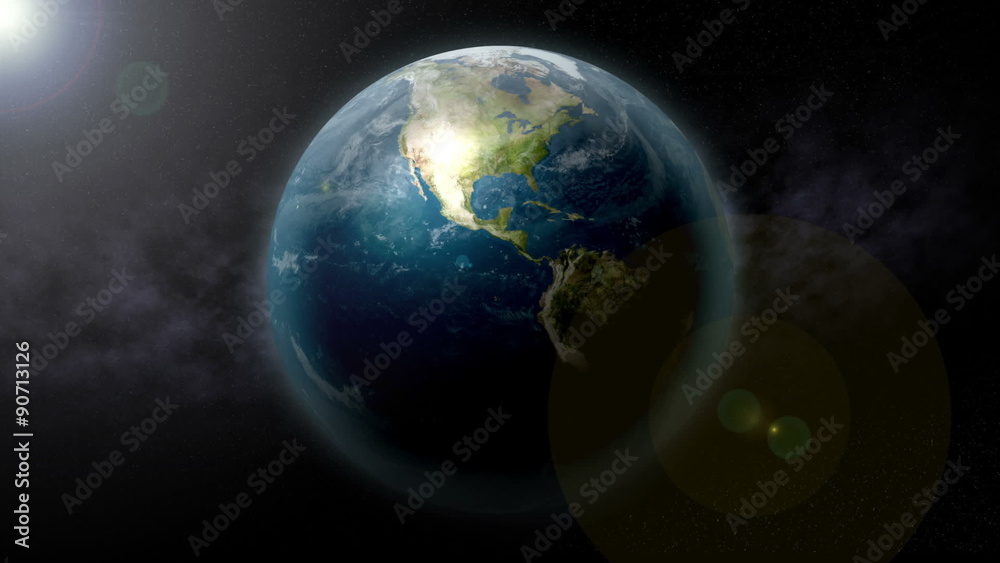 Earth Loop in Ultra HD 4K Resolution Earth Loop in Ultra HD 4K Resolution