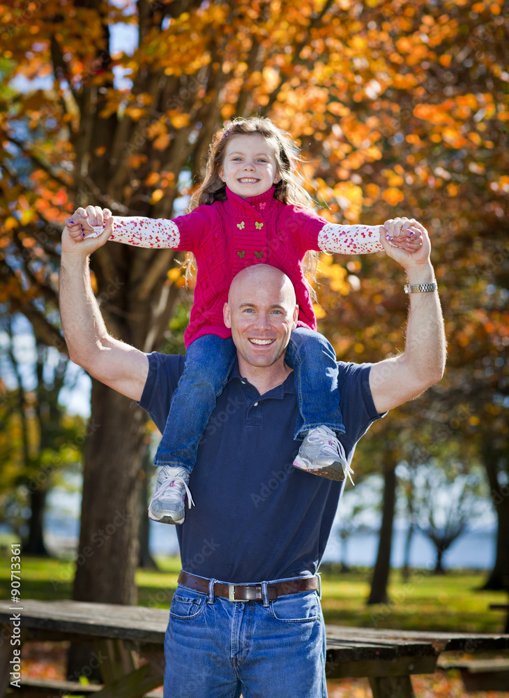 Obraz premium Daddy and daughter