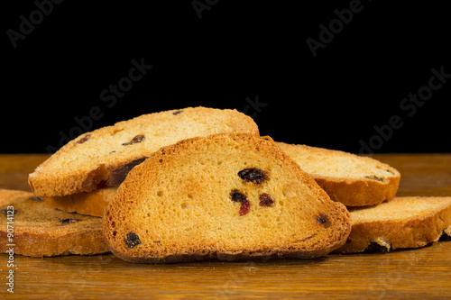 Foto Rusks with raisins