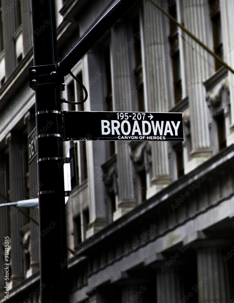 Naklejka premium Broadway