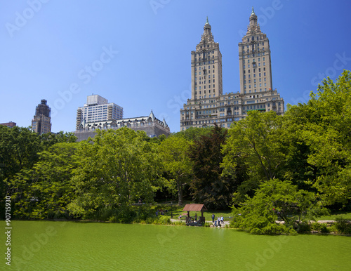 Central Park lake