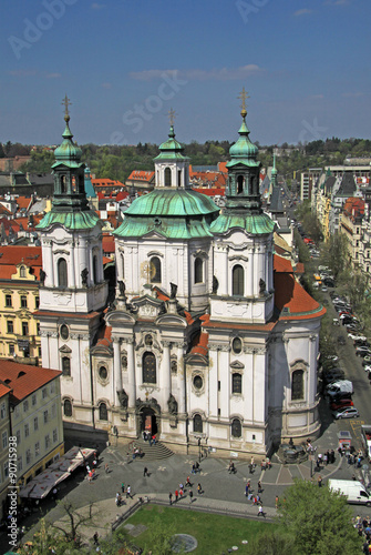 The Church of St. Nicholas in Prague, Czech Republic
